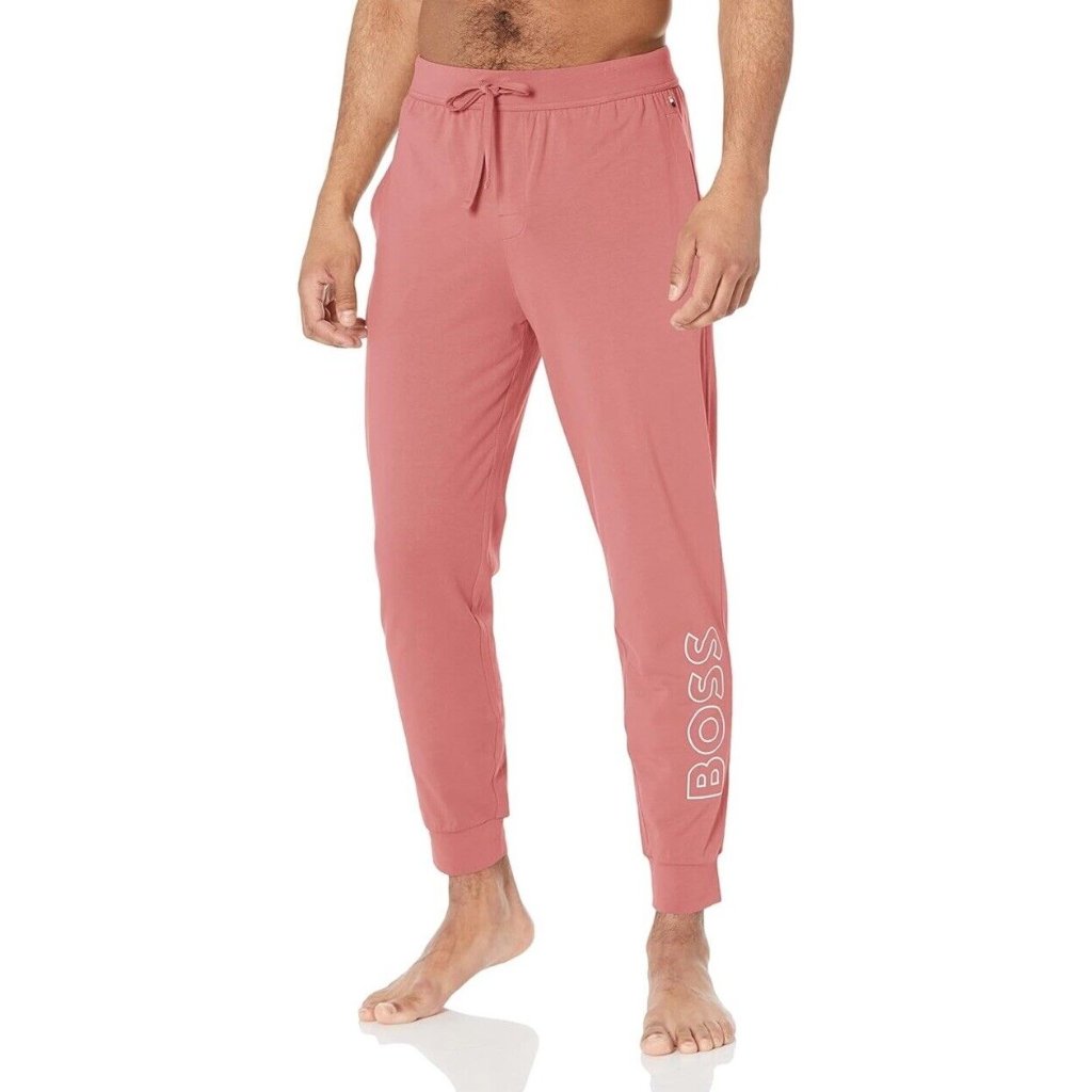 Boss By Hugo Boss Mens Identity Jogger Lounge Pants Salmon Size Xl (A-2)